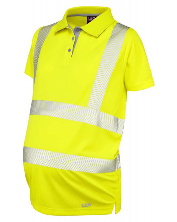 Lovacott Ladies Maternity Polo Shirt Leo Workwear