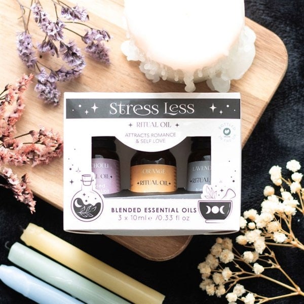 Serano Set of 3 Stress Less Ritual Blended Essential Oils