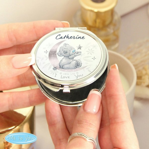 Personalised Memento Company Personalised Moon & Stars Me To You Compact Mirror