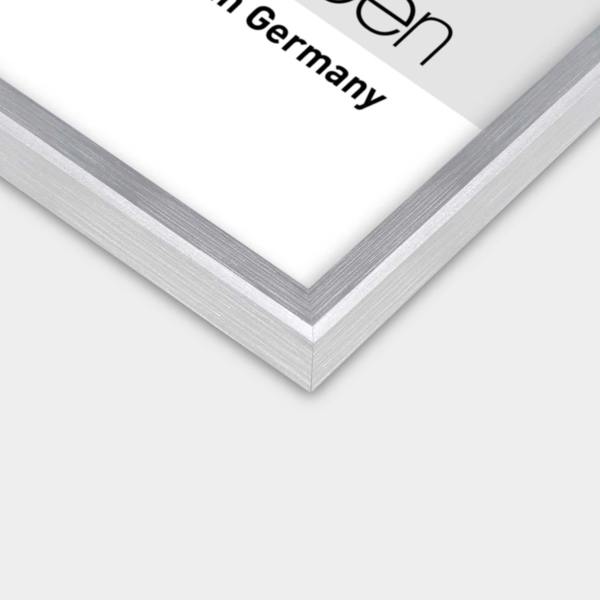 nielsen Atlanta Aluminium Picture Frame - Frosted Silver