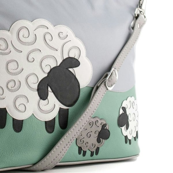 Mala Leather Valais Sheep Scene Multi-Way Leather Grab Bag