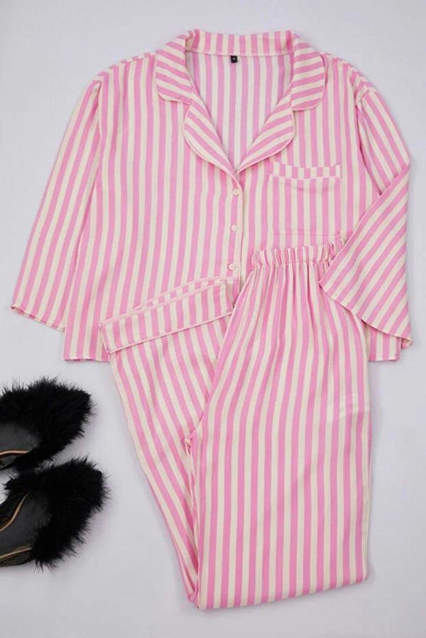 WOVCOR 2-Piece Viscose Woven Pajama Set