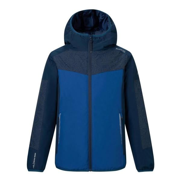 Regatta Childrens/Kids Illuma Waterproof Reflective Insulated Jacket - Navy/Aviator Blue - 