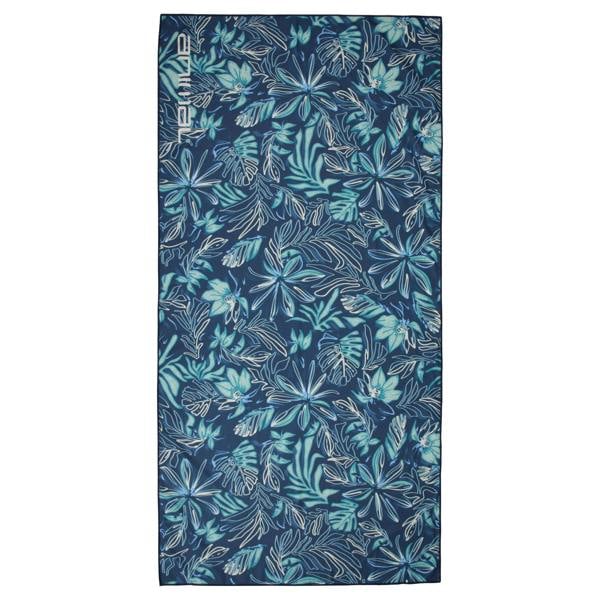 Animal Floral Pattern Neoprene Bag - Blue - 