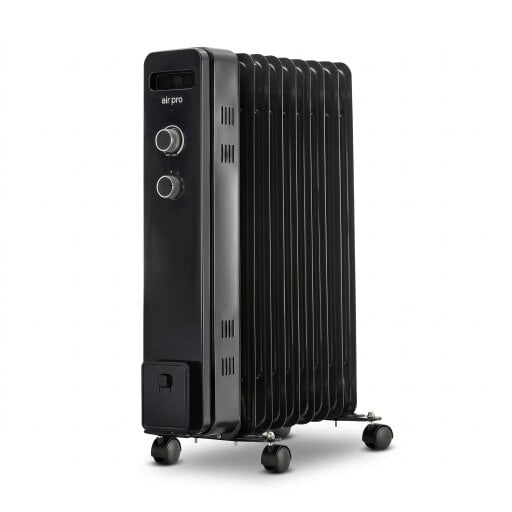 Air Pro 1500W 7 Fin Oil Filled Radiator, Portable Electric Heater for 15m²