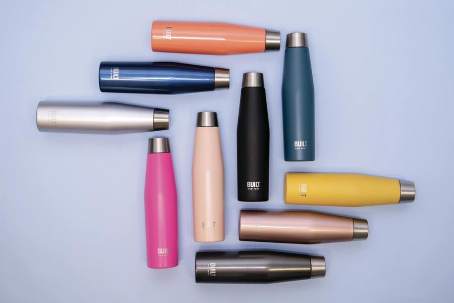 Built New York Built Perfect Seal 540ml Yellow Hydration Bottle