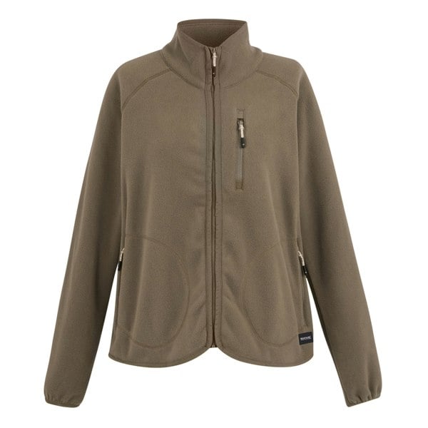 Regatta Womens Frankie Full Zip Fleece Jacket - Mocha