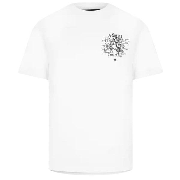 Amiri Precious Memories Logo White T-Shirt S