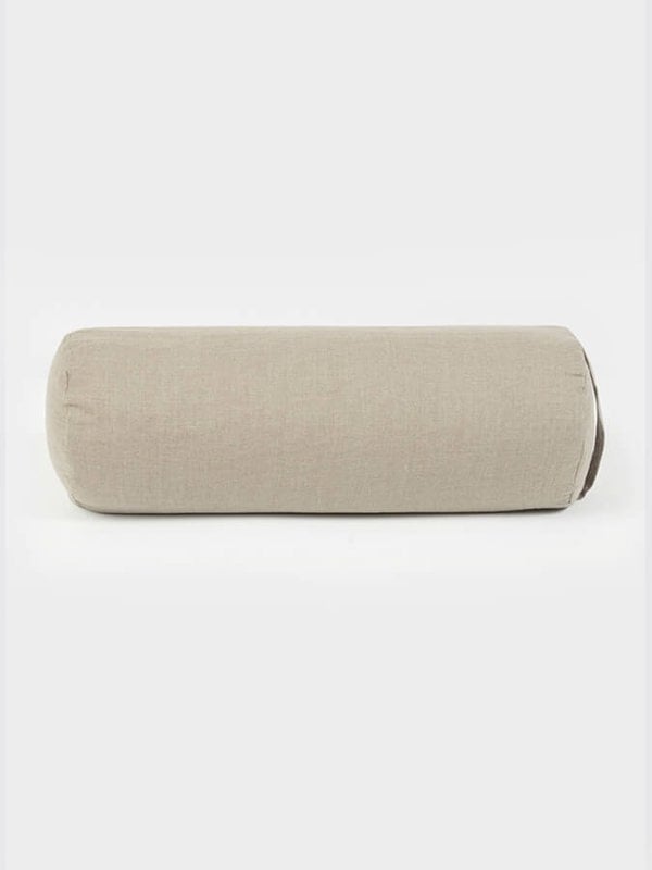 Yoga Studio Organic Buckwheat Linen Meditation Bolster Cushion