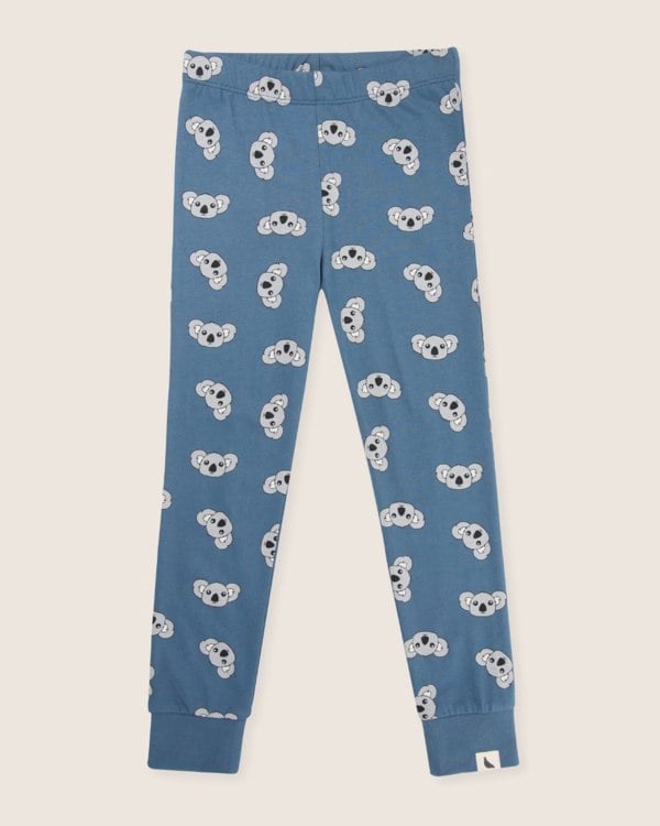 organic cotton Blue Koala Print Leggings- image 2