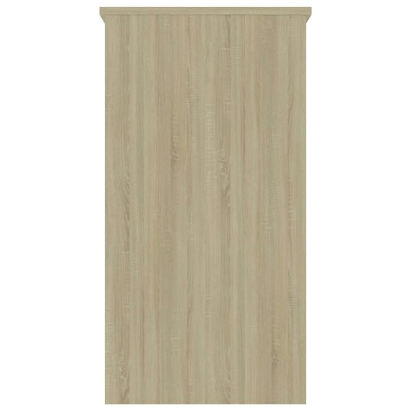 Berkfield Desk Sonoma Oak 80x40x75 cm Engineered Wood