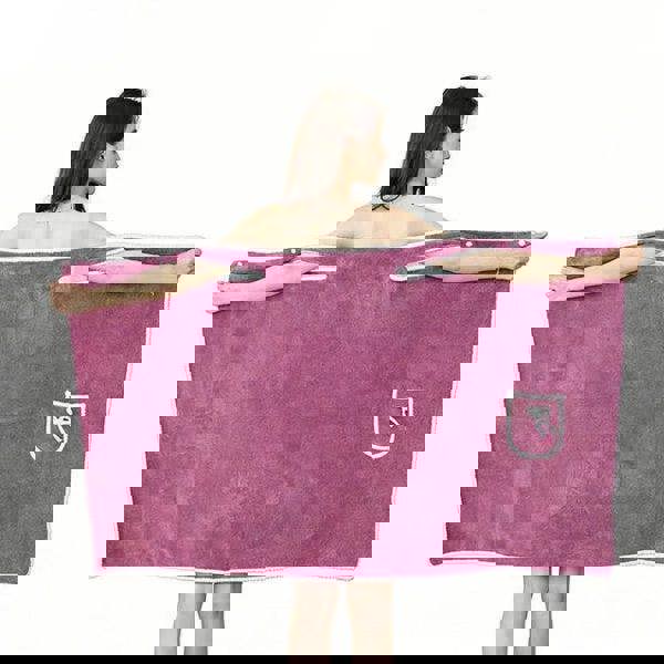 Leaper Coral Fleece Thickened Bathrobe Blanket & Towel