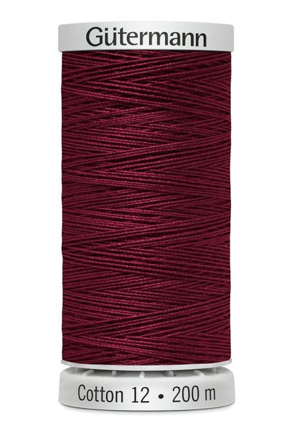 Gutermann No 12 Sulky Cotton Embroidery Thread 200m Cotton Thread Suitable For Embroidery