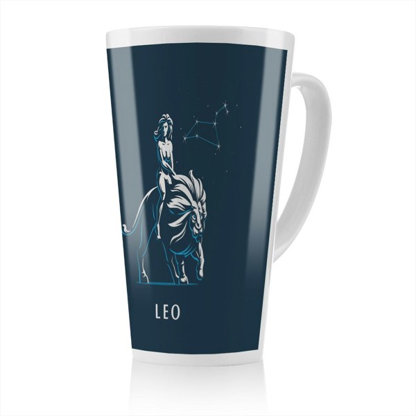 Benjamin Tate Design Zodiac Leo Dining Latte Mug