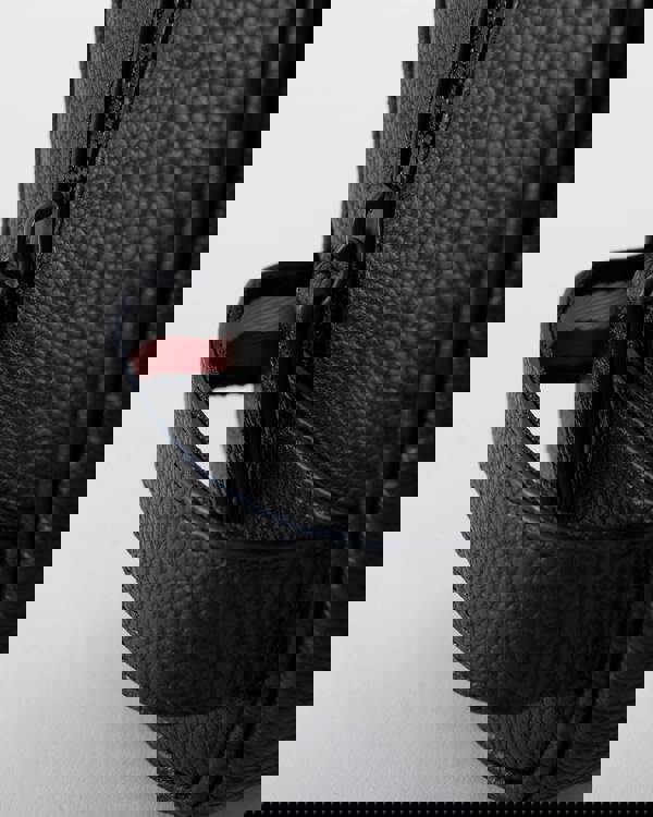 detail of Tommy Hilfiger Essential PU Mens Washbag in Black