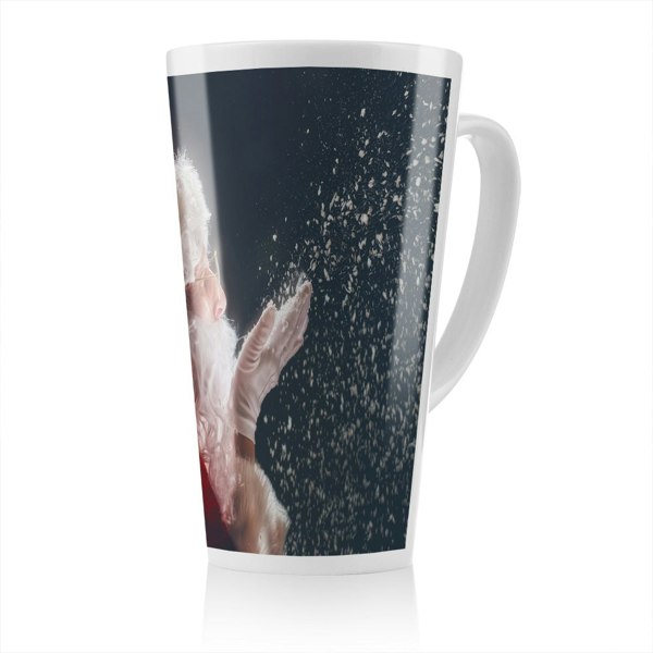 Benjamin Tate Design Merry Christmas And Happy Holidays Dining Latte Mug