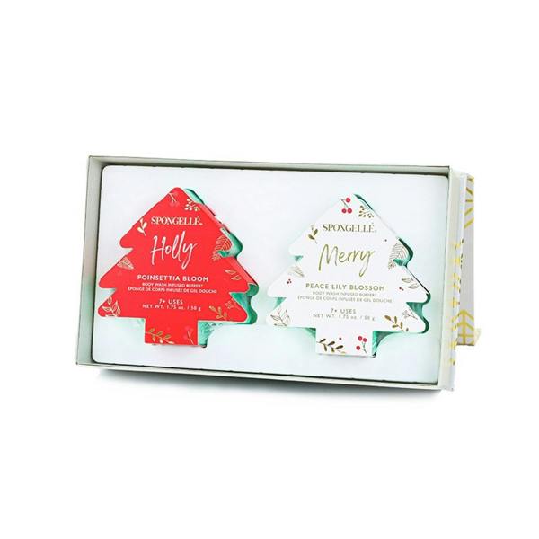 Spongellé Season's Greetings Body Wash Buffer Duo