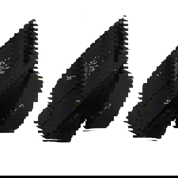 Dunhill Black Longtail Monogram Silk Narrow Tie – 5.5cm Blade