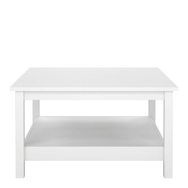 Wyld Haus Wildberry Matt White Wooden Coffee Table
