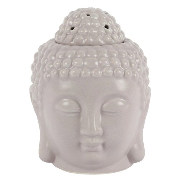 Serano Small Grey Buddha Head Oil Burner