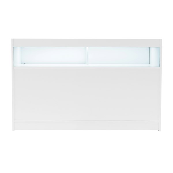 Monstershop LED Retail Shop Counter B1500 - White