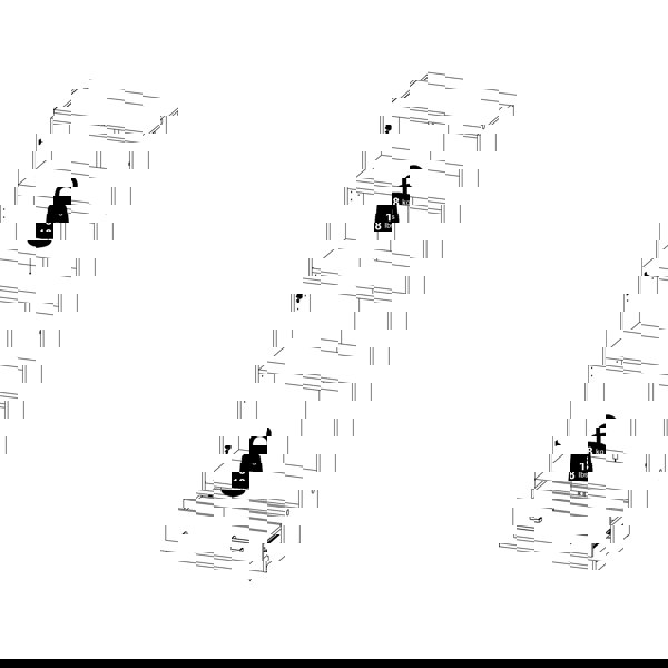 Furniture To Go Space Wardrobe with 2 Doors + 1 Drawer in White 1750