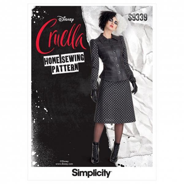 Simplicity Sewing Pattern 9339, Jackets, Skirts, Costumes for Women, H5 (6-8-10-12-14) - Intermediate