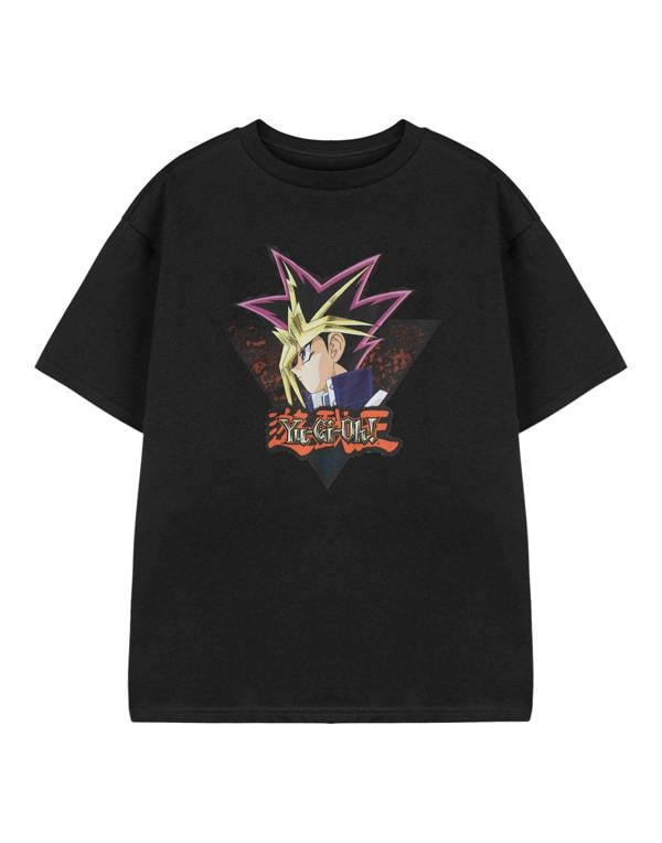 Yu Gi Oh Boys Black Yugi Short Sleeved T-Shirt