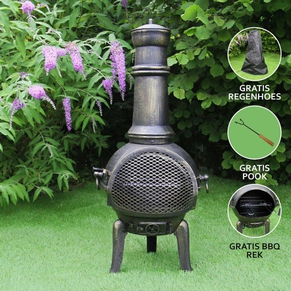 Monstershop Cast Iron Chiminea