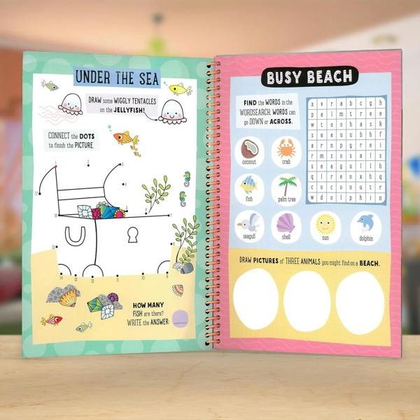 Wipe Clean: My Busy Book of Puzzles - Screen-free Travel Activities for children