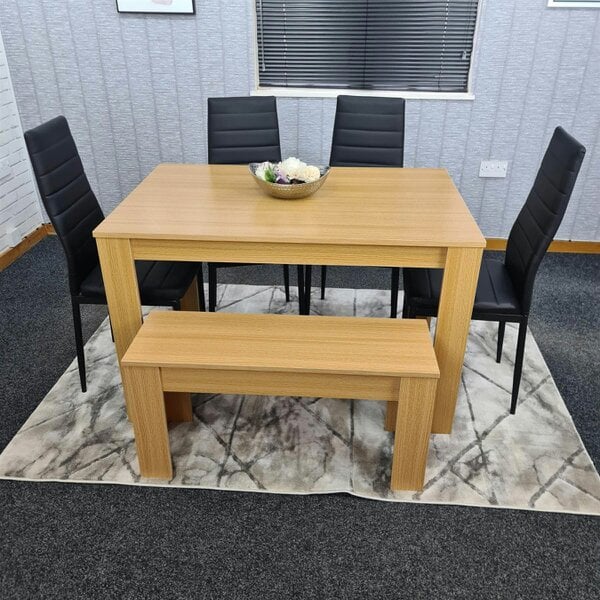 Kosy Koala Dining Table Set with 4 Chairs Dining Room and Kitchen table set of 4, and Benches