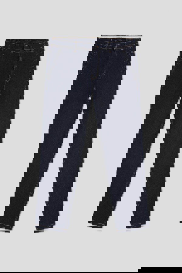 ENORSIA Mens Elasticated Waist Straight fit Jeans