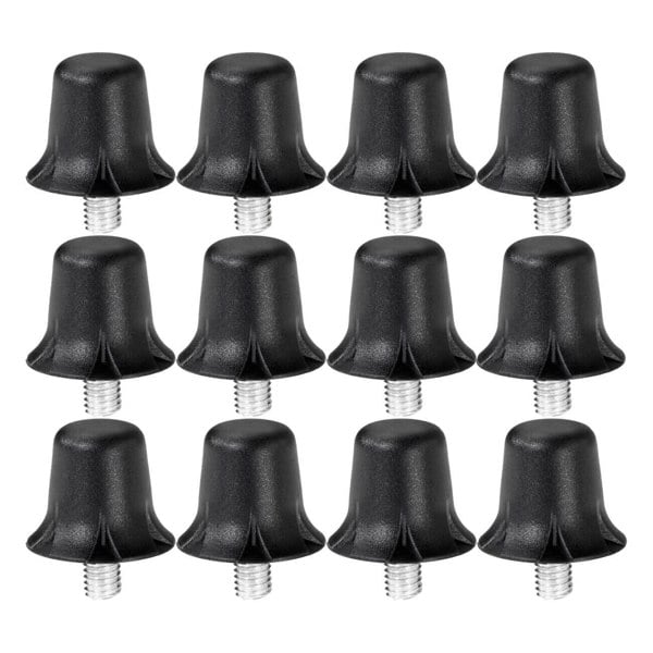 Uhlsport Nylon-Combi Football Studs 12 Pack Black