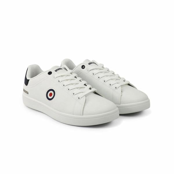Lambretta Pinball 2 Mens Casual Smart Lace Up Memory Foam Trainers