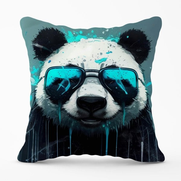 Warren Reed Panda With Blue Glasses Splashart Cushions