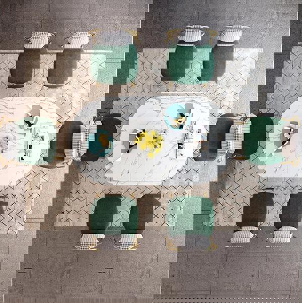 COSCO Modern Folding Dining Table, Green & Grey with fold leaf dining table