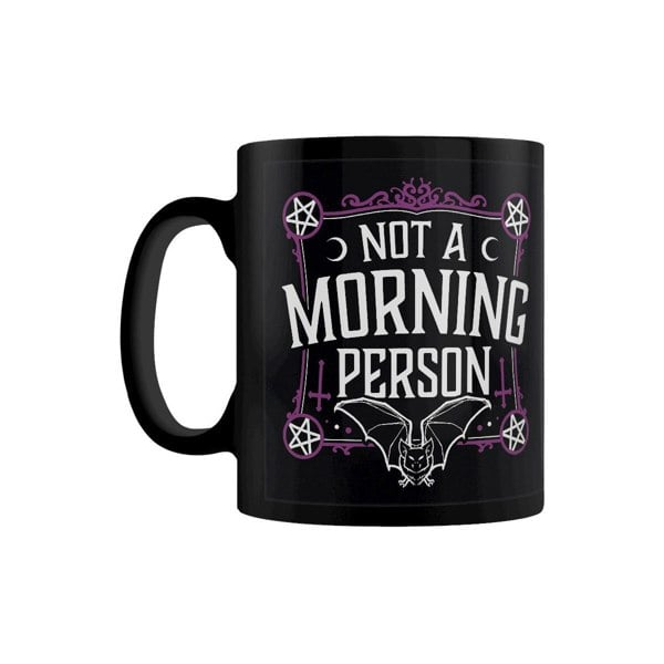 Grindstore Not A Morning Person Mug - Black