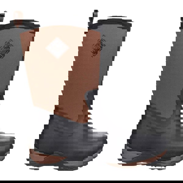 Muck Boots Arctic Weekend Pull On Women's Wellington Boots in Black/Tan