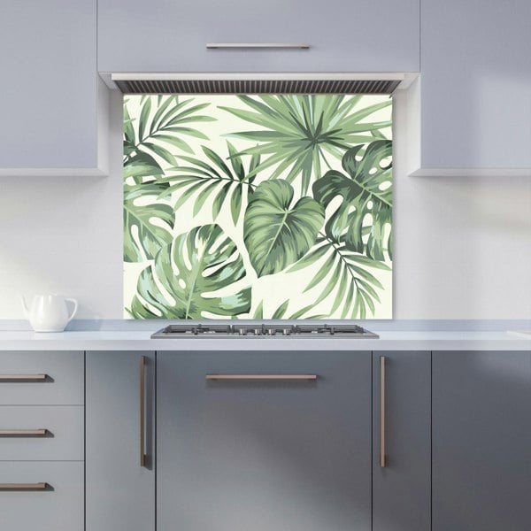 Warren Reed - Designer Exotic Palm Leaves Kitchen Splashback