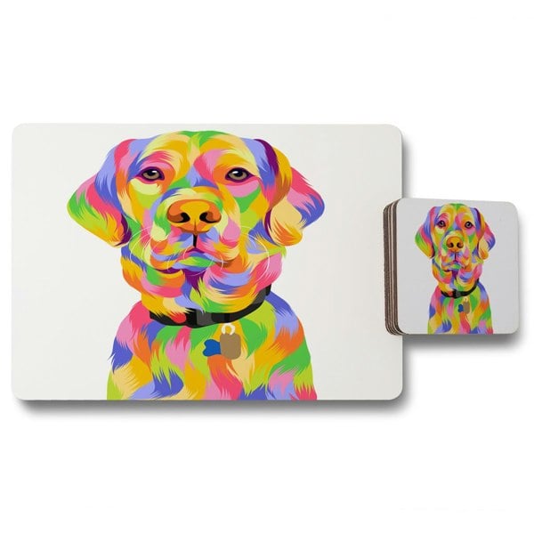 Benjamin Tate Design Amazing Illustration Pop Art (Placemat & Coaster Set)