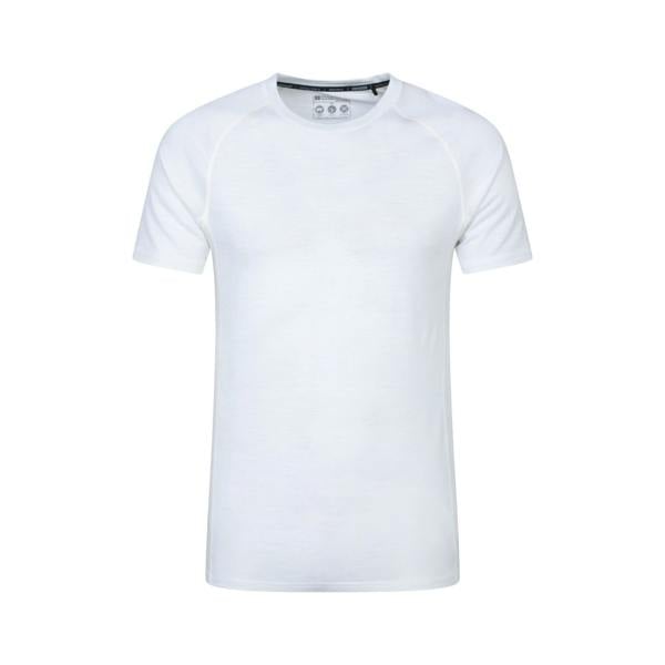 Mountain Warehouse Mens Summit II Base Layer Top - White