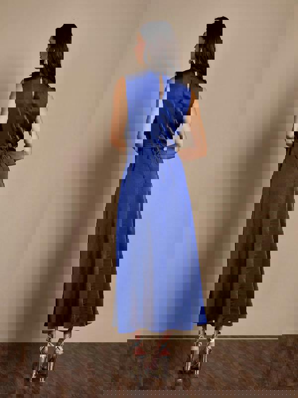 GWD Verity Satin Cobalt Maxi Dress