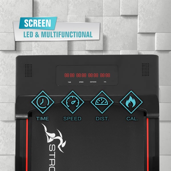 Strongology EVOLUTION  Home & Office Quiet 2.0HP Adjustable Speed 1-6km/h Slimline LED Display Treadmill