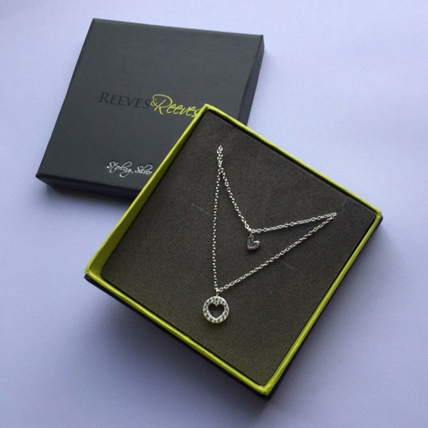 Sterling Silver Lyra Necklace - Reeves & Reeves