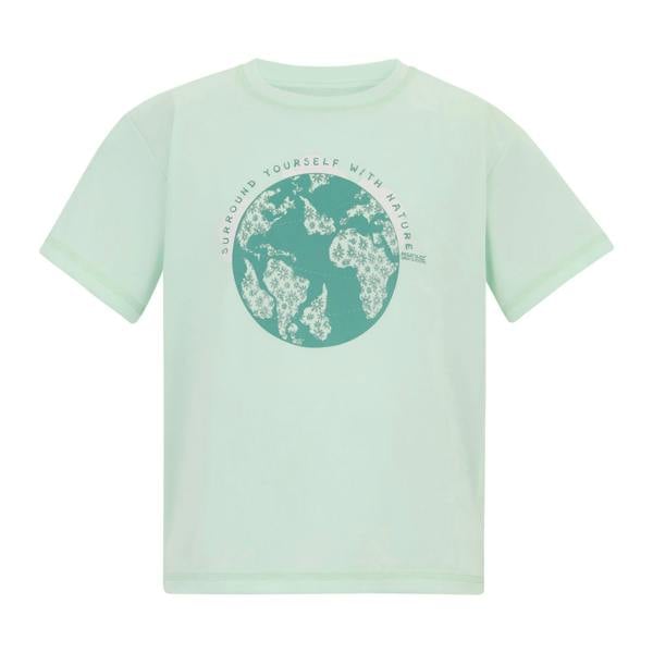 Regatta Childrens/Kids Aria Globe T-Shirt - Ocean Mist - 