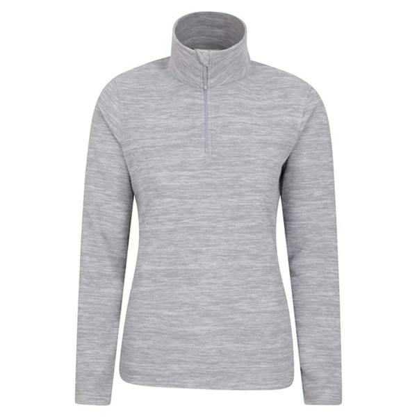 Mountain Warehouse Womens/Ladies Snowdon Melange Fleece Top - Grey - 