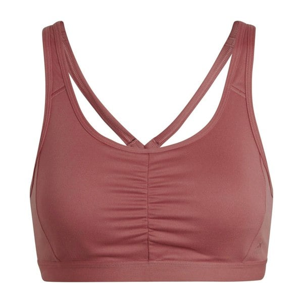 Adidas Womens/Ladies Coreessentials Medium Support Bra - Red