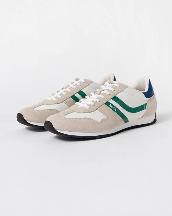 BOSS Orange Levon Runn Nymi Mens Trainers - Open White 123