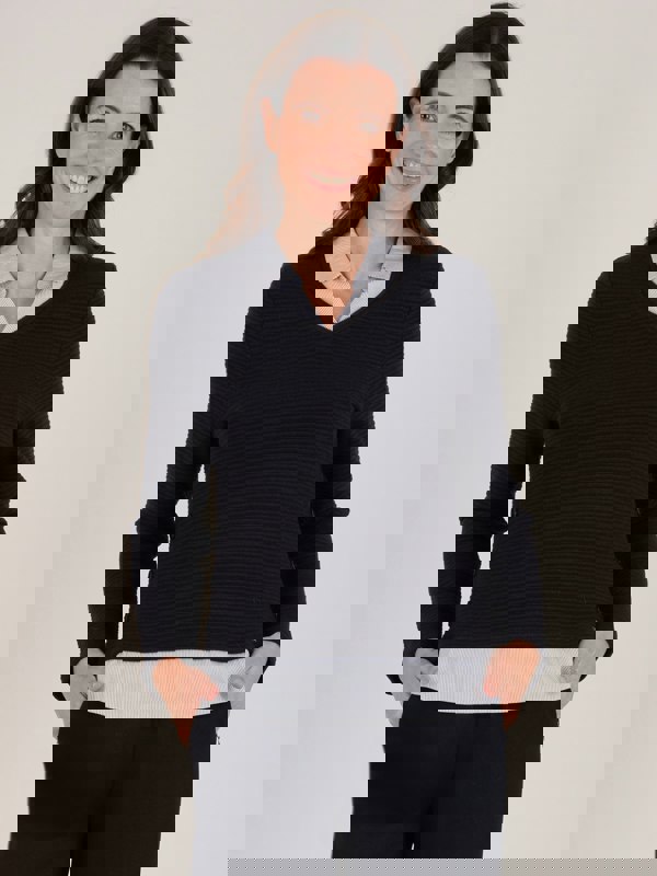 TIGI-Wear Shirt Detail Jumper