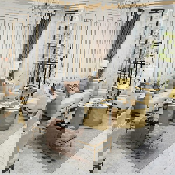 Luxury Coffee Table Set, Sintered Stone-Weilai Concept-Weilai Concept